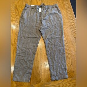 Banana Republic Men's Brown-grey Linen Pants